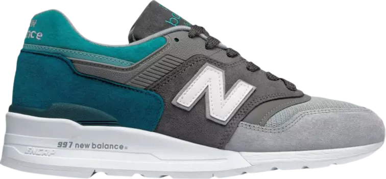 Кроссовки New Balance 997 Made in the USA 'Grey Turquoise', белый