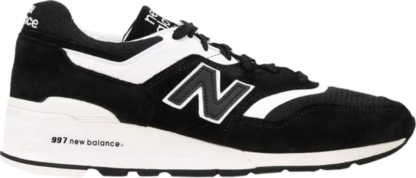 Кроссовки New Balance 997 Made In USA, черный/белый