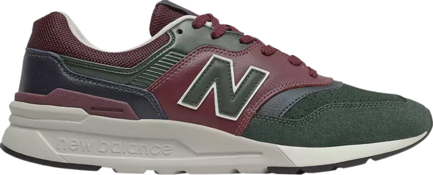 Кроссовки New Balance 997H 'Burgundy Emerald', красный