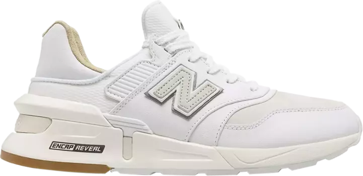 Кроссовки New Balance 997S 'White Saffiano Leather', белый