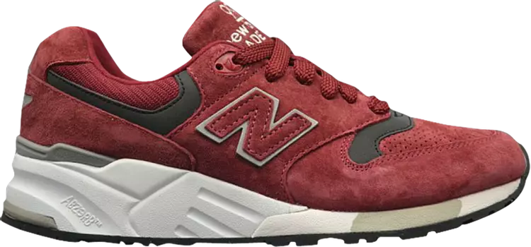 Кроссовки New Balance 999 Made in USA 'Burgundy Grey', красный