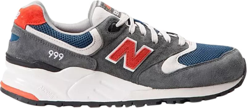 Кроссовки New Balance 999, темно-серый/красный
