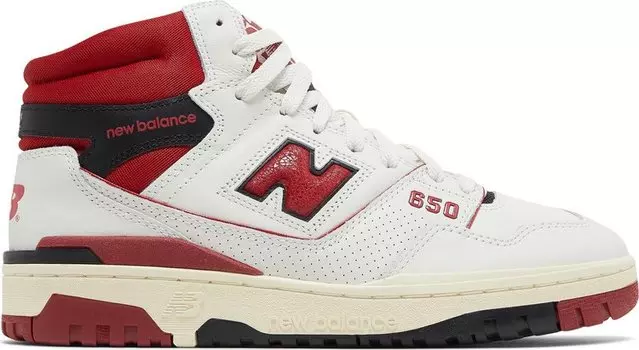 Кроссовки New Balance Aim Leon Dore x 650R 'White Red', белый