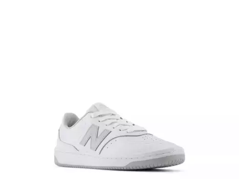 Кроссовки New Balance BB80 Court — детские, белые/серые
