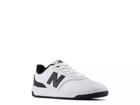 Кроссовки New Balance BB80 Court — детские, белые/черные