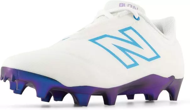 Кроссовки New Balance BurnX4 Lacrosse Cleats, цвет White/Black 1