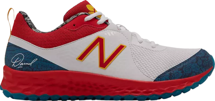Кроссовки New Balance David Sunflower Seeds x Fresh Foam 3000v5 TF 'White Red', белый