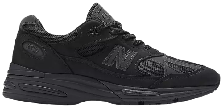 Кроссовки New Balance Dover Street Market x 991v2 Made in England 'Triple Black', черный