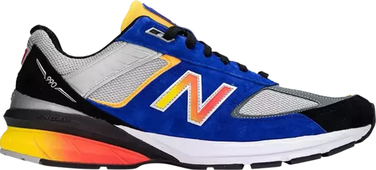Кроссовки New Balance DTLR Villa x 990v5 Made in USA 'American Muscle', синий