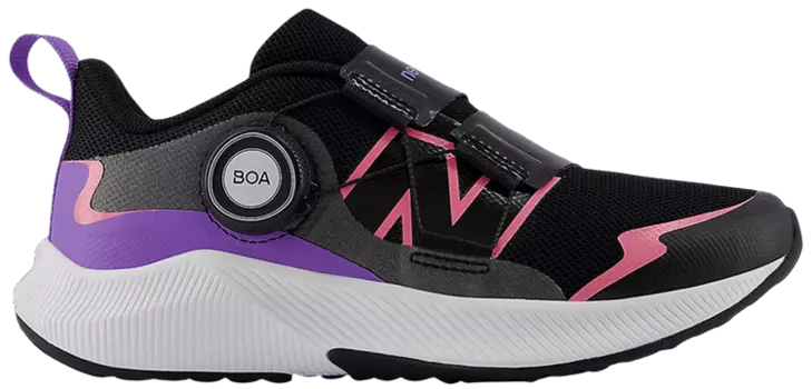 Кроссовки New Balance Dynasoft Reveal v4 BOA Little Kid 'Black Pink Violet Crush', черный