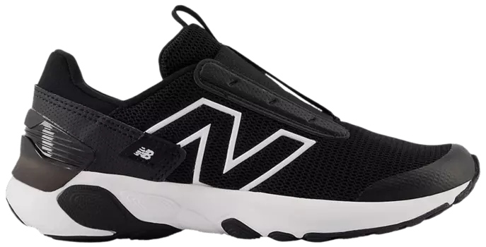 Кроссовки New Balance Fresh Foam 1440 Slip On Little Kid Wide 'Black White', черный