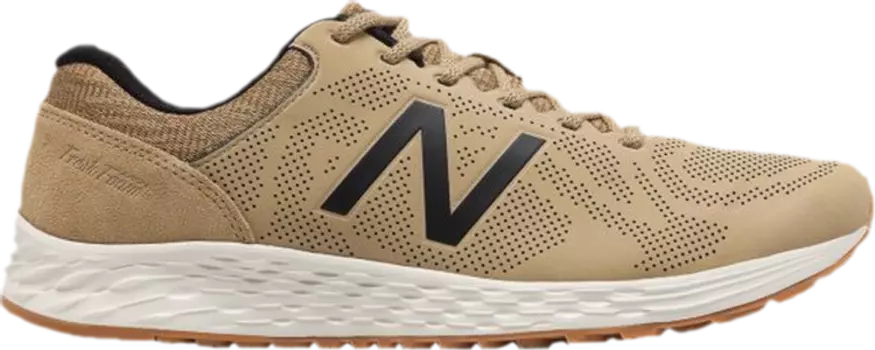 Кроссовки New Balance Fresh Foam Arishi Luxe 4E Wide'Tan White', загар