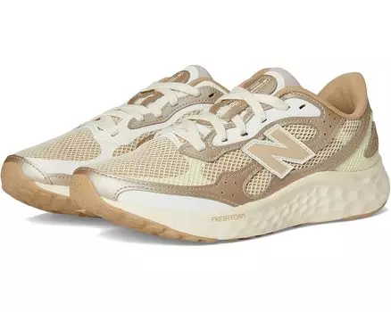 Кроссовки New Balance Fresh Foam Arishi v4 Tiralux, цвет Incense/Angora/Light Gold Metallic