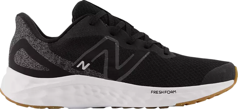 Кроссовки New Balance Fresh Foam Arishi v4 Big Kid 'Black White Gum', черный