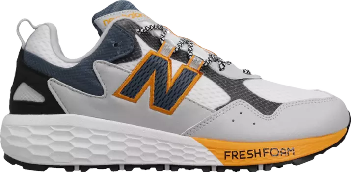 Кроссовки New Balance Fresh Foam Crag Wide 'White Grey Yellow', белый