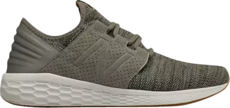 Кроссовки New Balance Fresh Foam Cruz v2 Knit 'Military Olive', зеленый