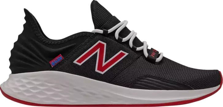 Кроссовки New Balance Fresh Foam Roav 2E Wide 'Black Team Red', черный