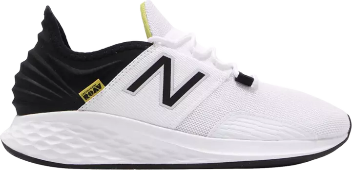 Кроссовки New Balance Fresh Foam Roav 'White Black', белый