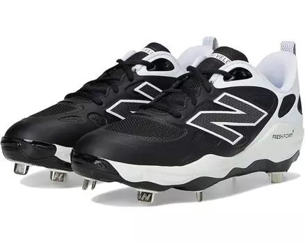 Кроссовки New Balance Fresh Foam X Velov4 Metal Softball Cleats, черный/белый
