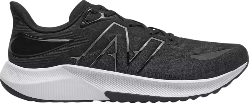 Кроссовки New Balance FuelCell Propel v3 2E Wide 'Black White', черный