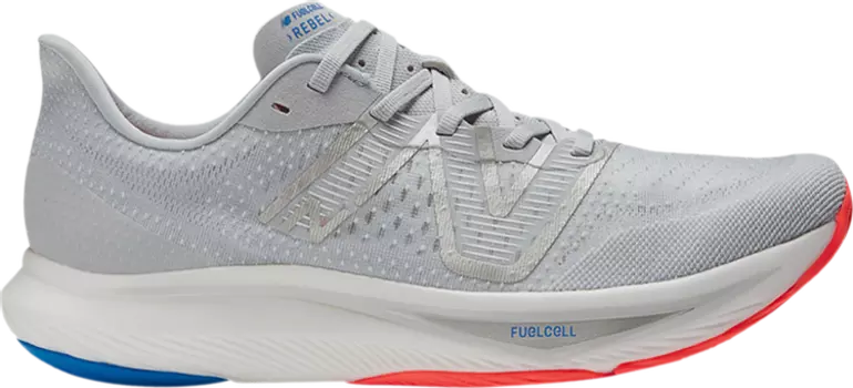 Кроссовки New Balance FuelCell Rebel v3 'Light Aluminum', серебряный