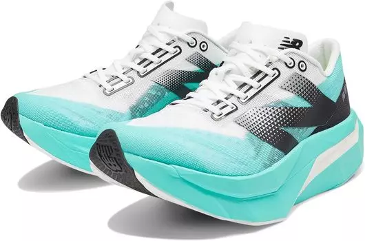Кроссовки New Balance FuelCell SuperComp Elite v4, цвет Cyber Jade/White