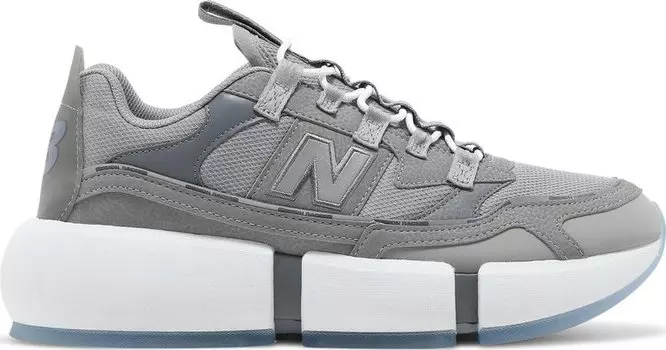 Кроссовки New Balance Jaden Smith x Vision Racer 'Grey Silver', серый