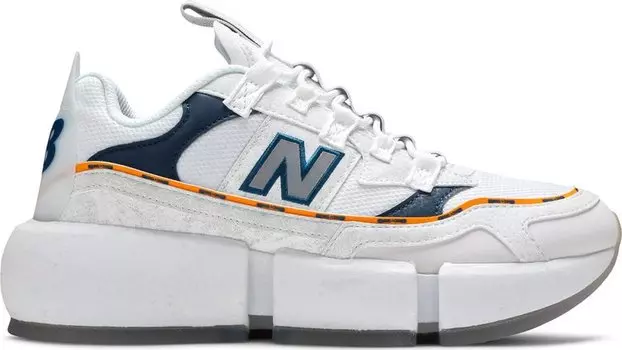 Кроссовки New Balance Jaden Smith x Vision Racer 'White Navy', белый