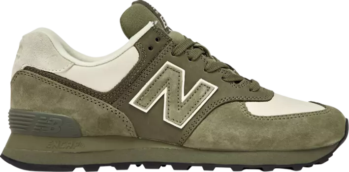Кроссовки New Balance Junya Watanabe MAN x 574 'Khaki', зеленый