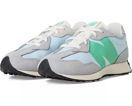Кроссовки New Balance Kids 327, цвет Aluminum Grey/Cyber Jade