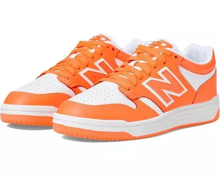 Кроссовки New Balance Kids 480, цвет Hot Mango/White