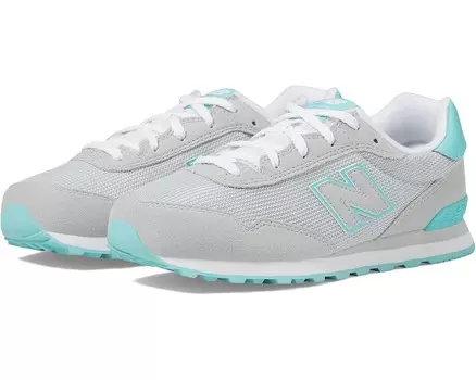 Кроссовки New Balance Kids 515, цвет Concrete/Cyber Jade