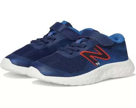 Кроссовки New Balance Kids 520v8 Bungee Lace, цвет NB Navy/Neo Flame