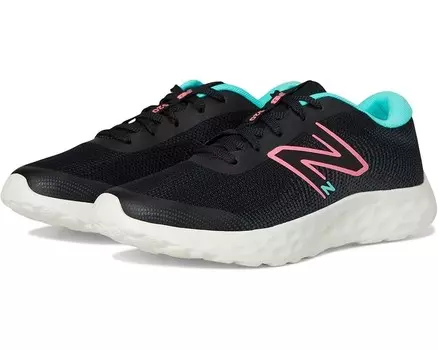 Кроссовки New Balance Kids 520v8, цвет Black/Ultra Pink