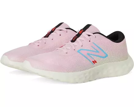 Кроссовки New Balance Kids 520v8, цвет Mid Century Pink/Team Sky Blue