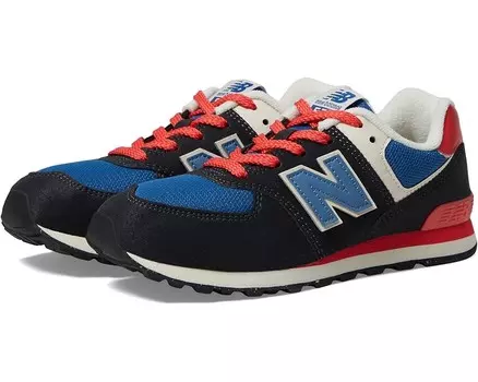 Кроссовки New Balance Kids 574, цвет Phantom/Blast Red