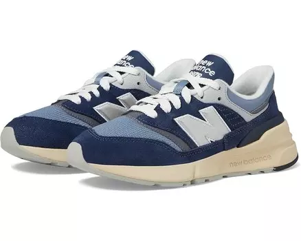 Кроссовки New Balance Kids 997R, цвет Nb Navy/Silver Metallic