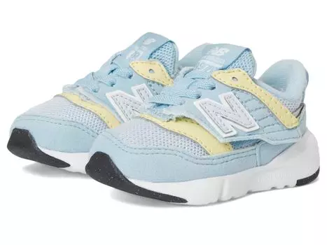 Кроссовки New Balance Kids 997Rv1 New-B Hook & Loop, цвет Light Chrome Blue/Parchment