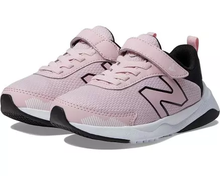 Кроссовки New Balance Kids Dynasoft 545 Bungee Lace with Top Strap, цвет Mid Century Pink/Black