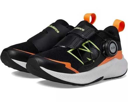 Кроссовки New Balance Kids DynaSoft Reveal v4 BOA, цвет Black/Bleached Lime Glo