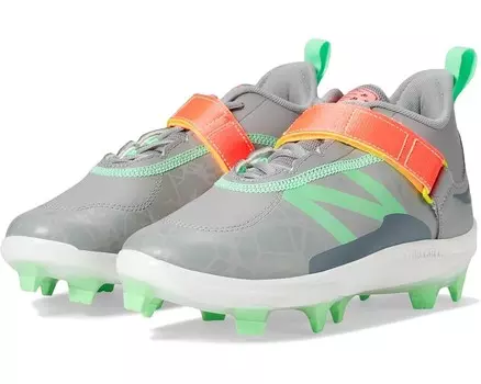 Кроссовки New Balance Kids Lindor 2, цвет Team Away Grey/Neon Dragonfly