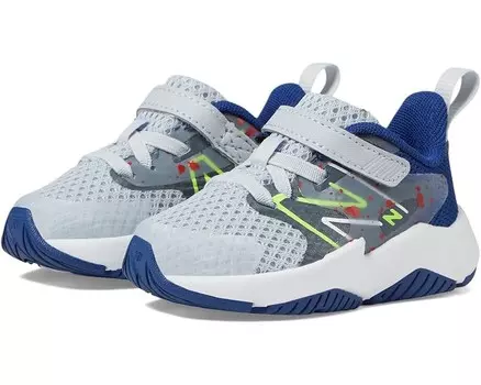 Кроссовки New Balance Kids Rave Run v2 Bungee Lace with Top Strap, цвет Granite/Inkwell