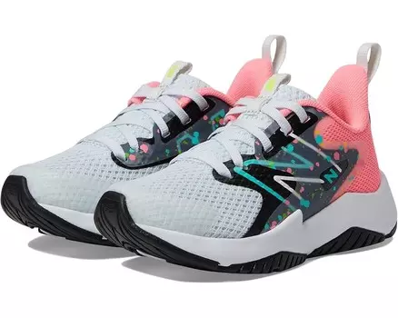 Кроссовки New Balance Kids Rave Run v2, цвет Quartz Grey/Ultra Pink