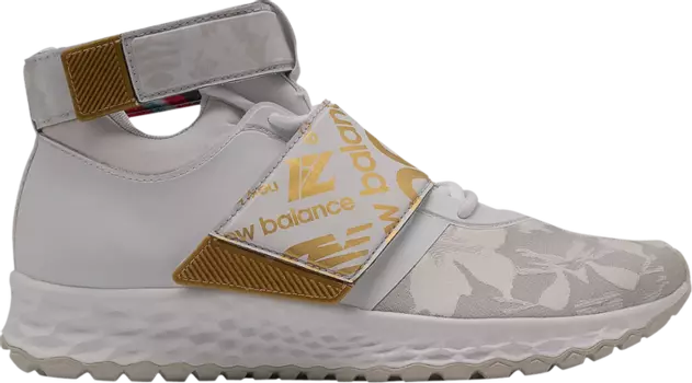 Кроссовки New Balance Lindor 1 TF 'White Gold Floral', белый