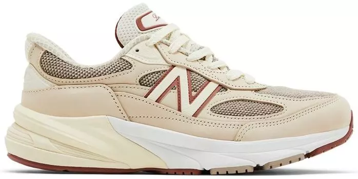 Кроссовки New Balance Loro Piana x 990v6 Made in USA 'Raw Cashew', кремовый