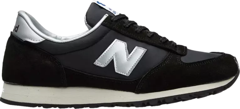 Кроссовки New Balance National Class Made in England 'Black Silver', черный