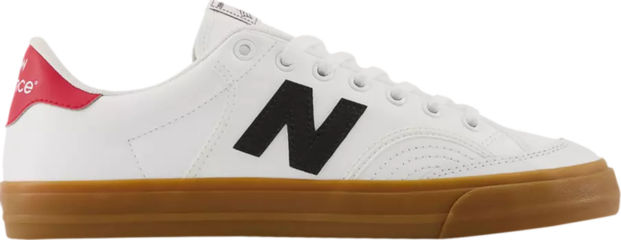 Кроссовки New Balance Numeric 212 Pro Court 'White Black Gum', белый