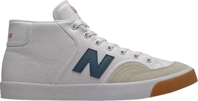 Кроссовки высокие New Balance Numeric 213, белый/бирюзовый