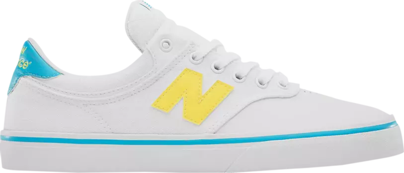 Кроссовки New Balance Numeric 255 'White Yellow', белый