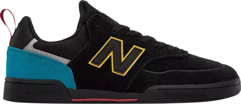 Кроссовки New Balance Numeric 288 Sport 'Black Yellow', черный